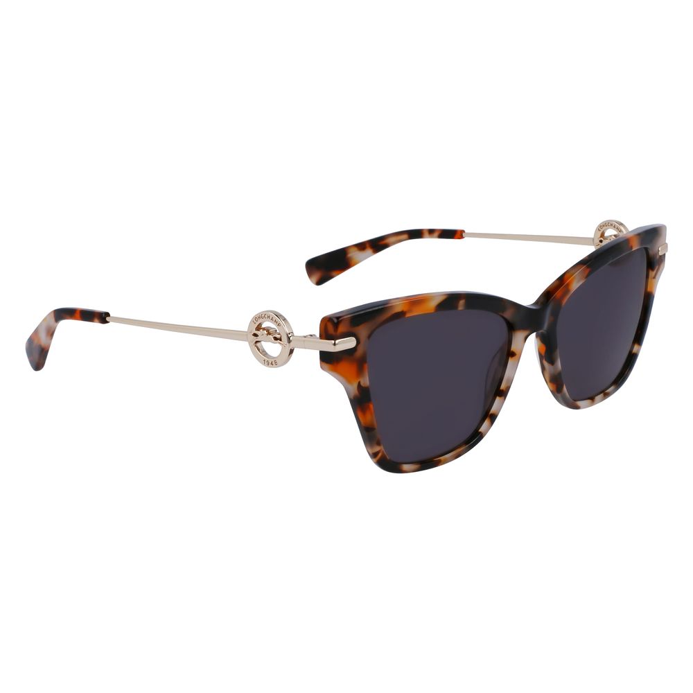 Lunettes de soleil en acétate marron