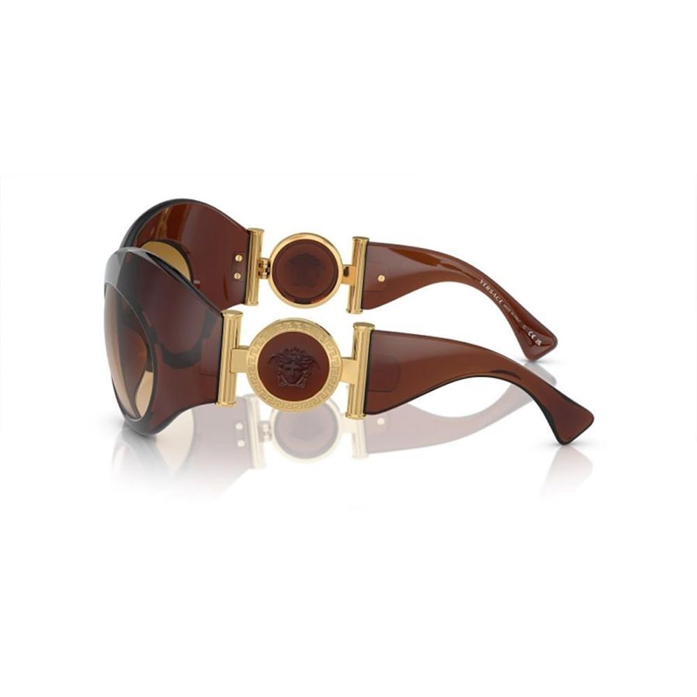 Lunettes de soleil en acétate marron