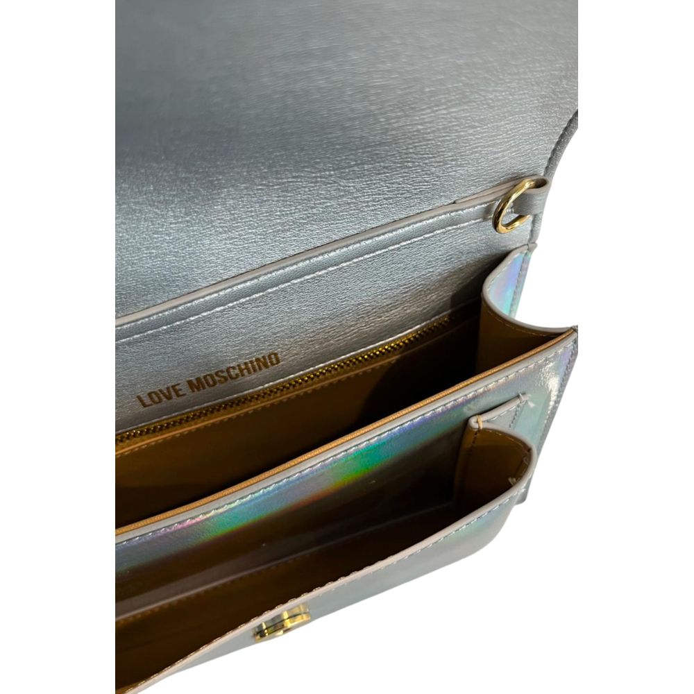 Silver Crossbody Bag