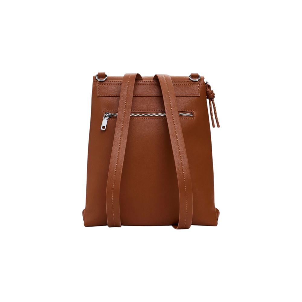 Sac à dos en polyéthylène marron