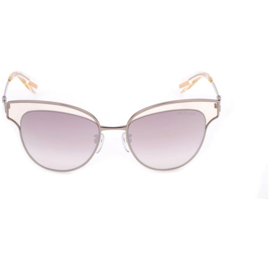 Lunettes de soleil en métal argenté