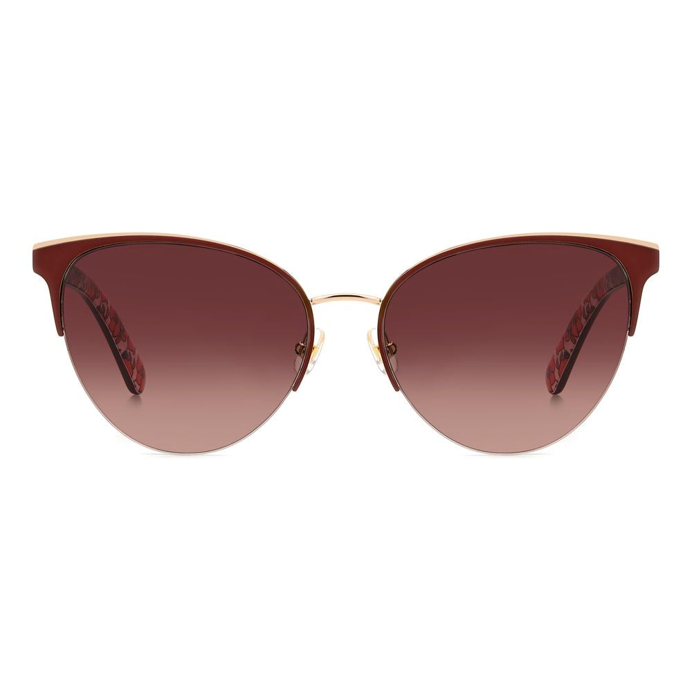Gafas de sol de metal rojo