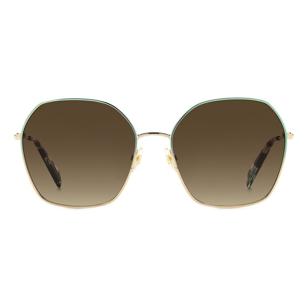 Lunettes de soleil en métal bleu