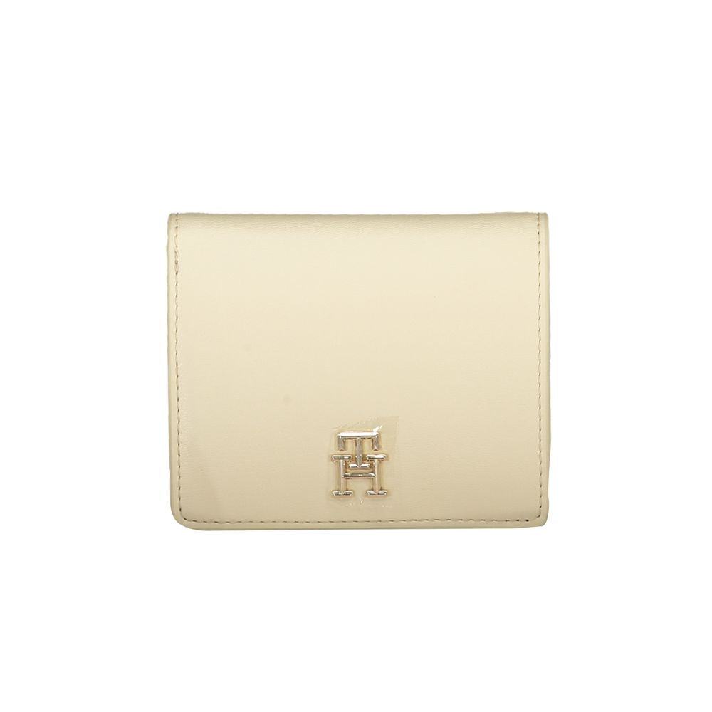 Portefeuille en polyéthylène beige
