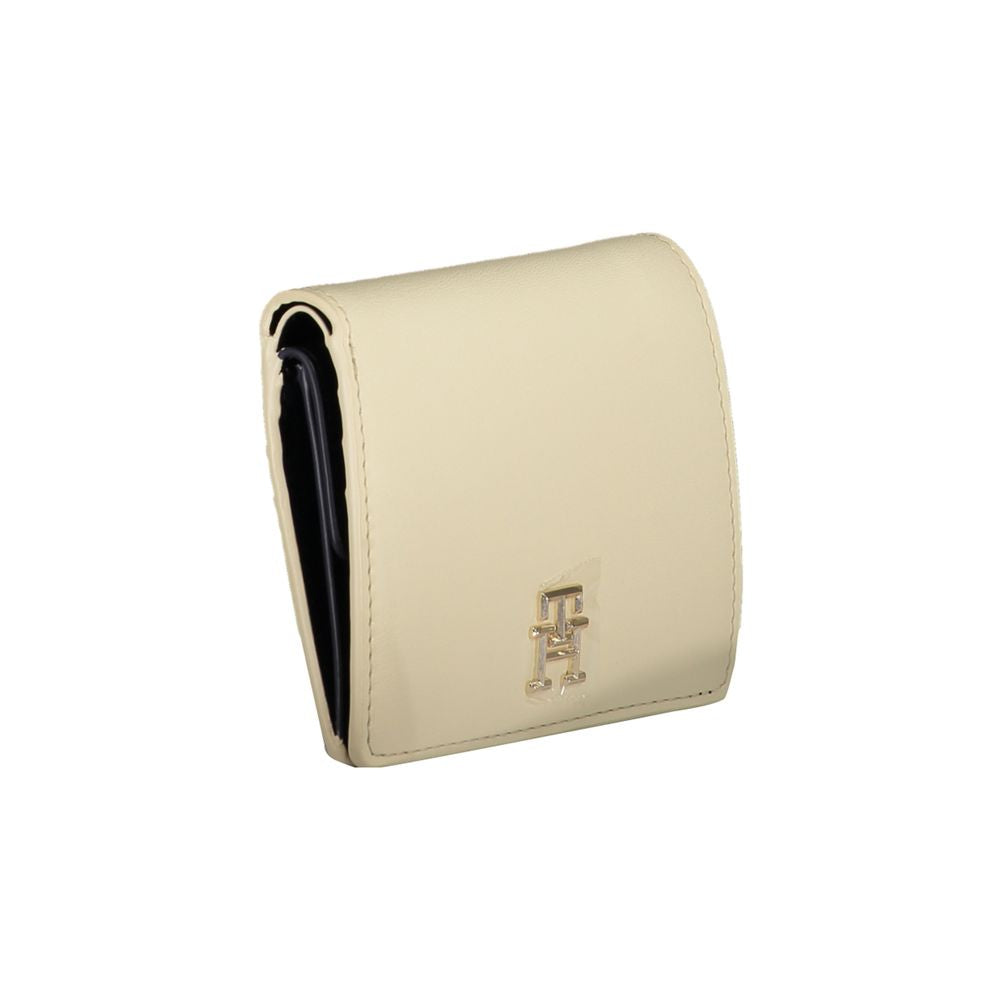 Portefeuille en polyéthylène beige