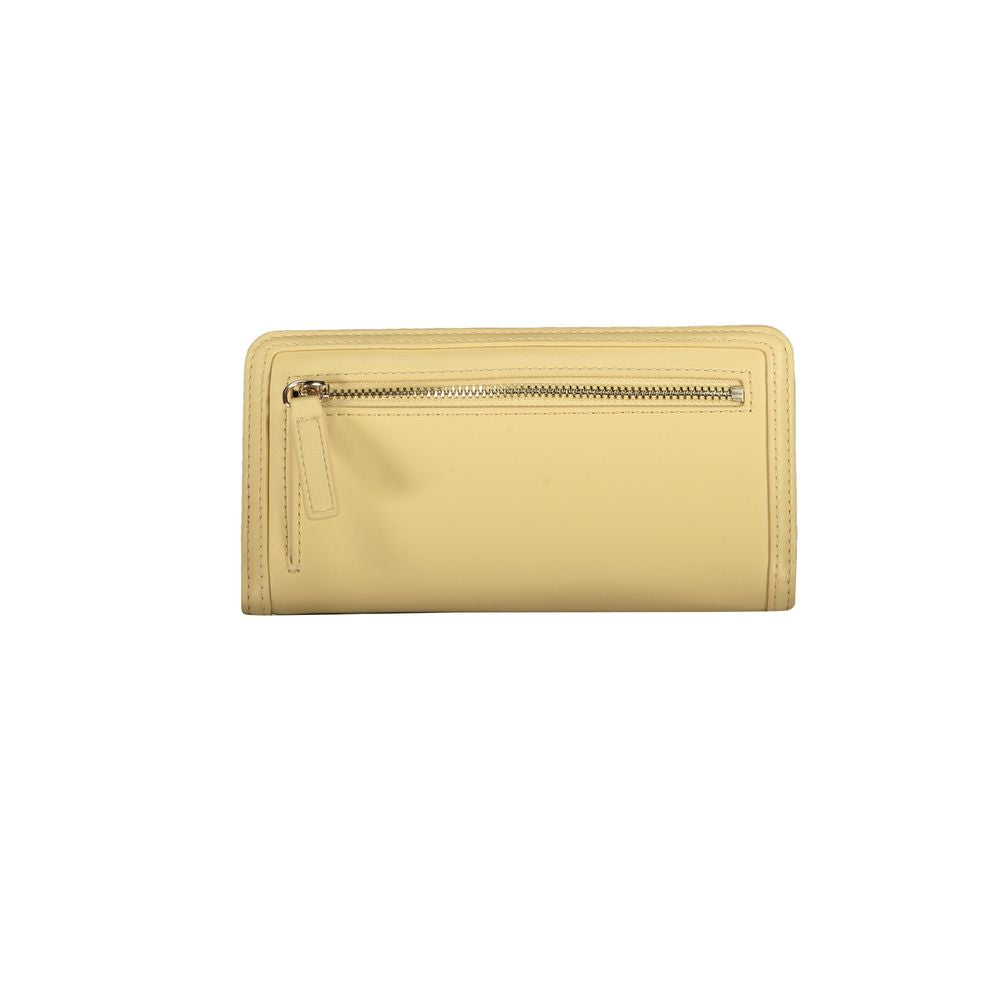 Portefeuille en polyéthylène beige