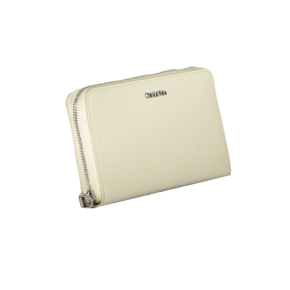 Portefeuille en polyéthylène beige