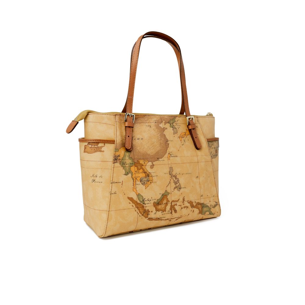 Sac à main en coton beige