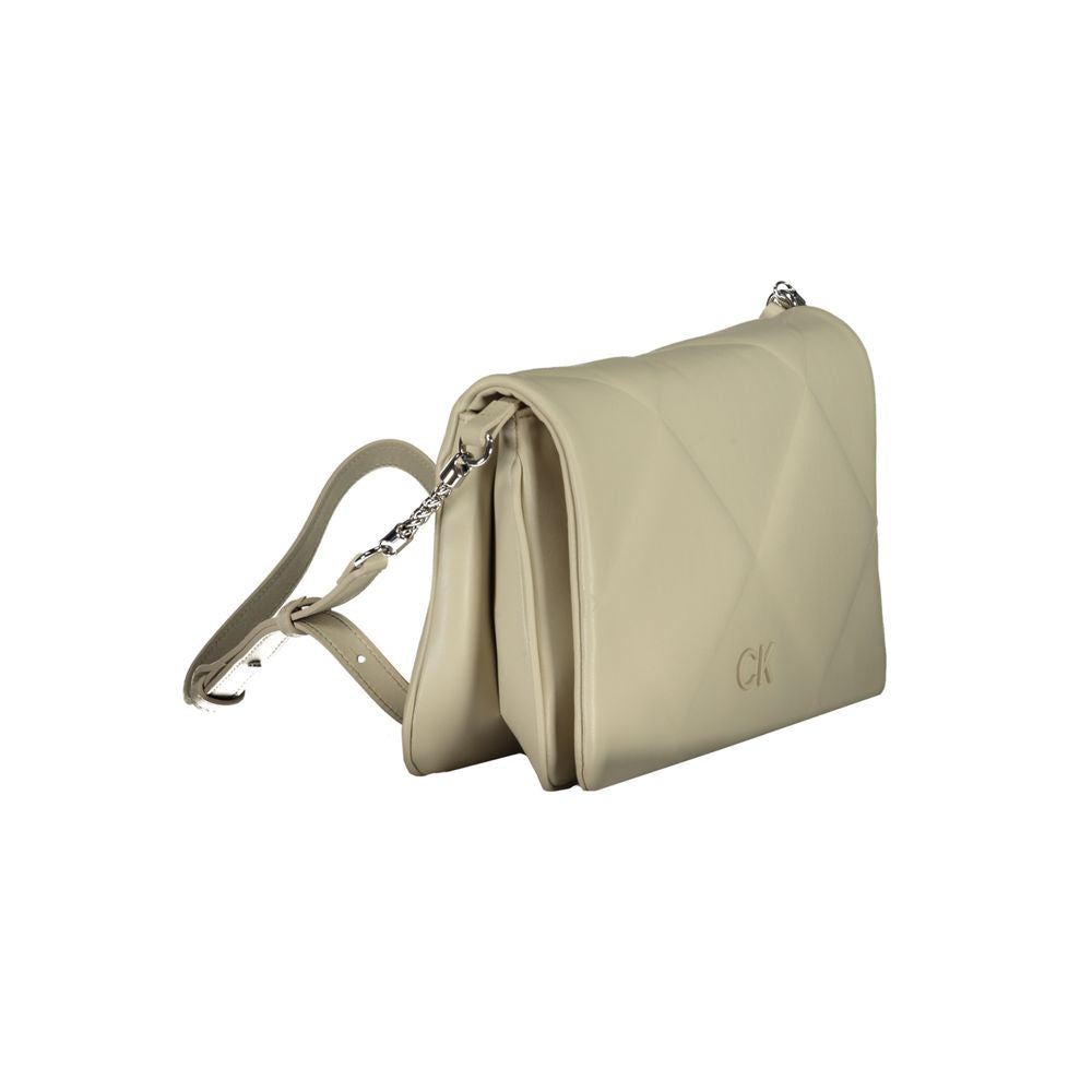 Sac à main en coton beige