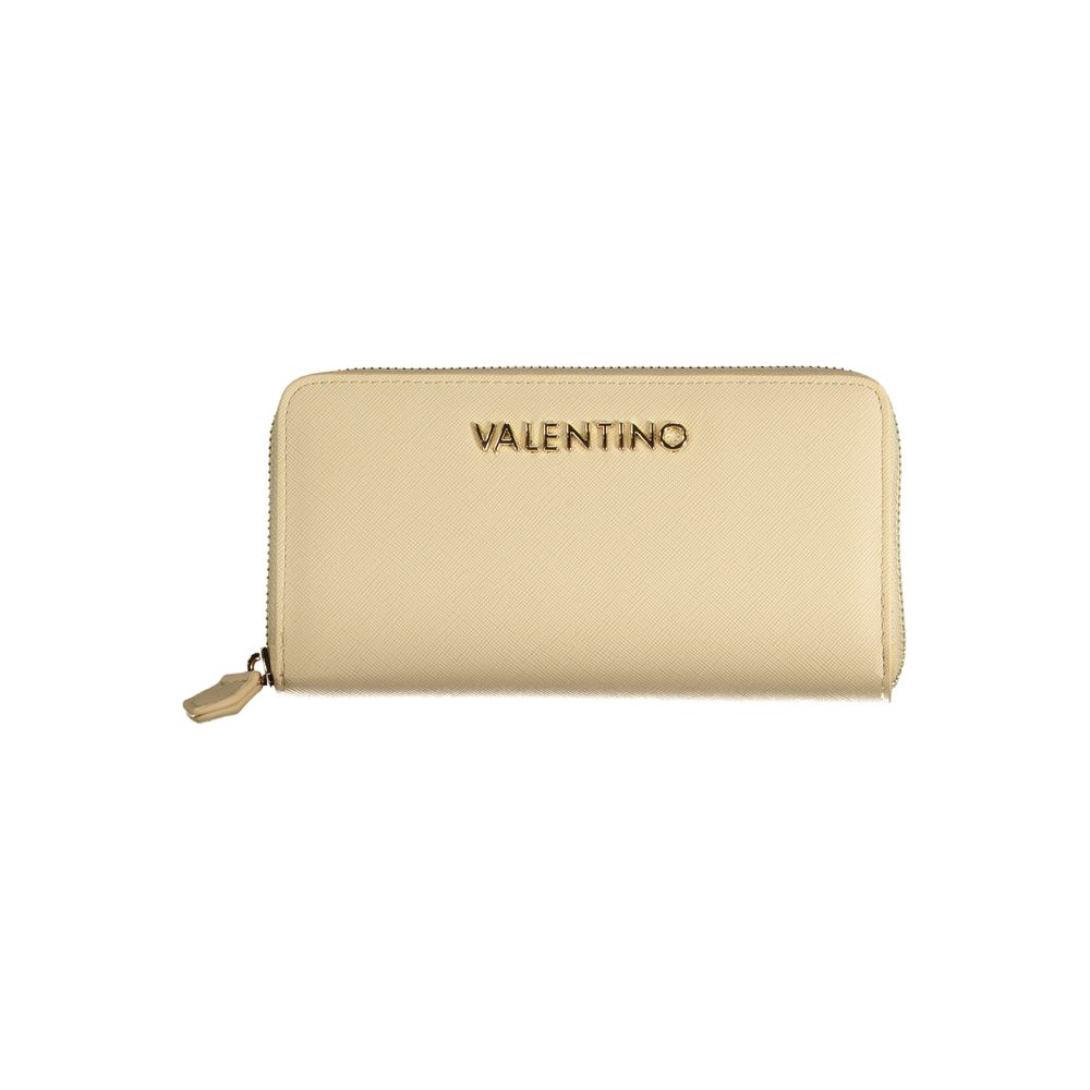 Portefeuille en polyéthylène beige