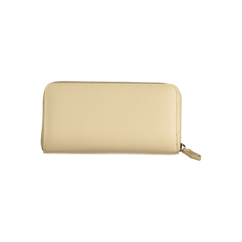Portefeuille en polyéthylène beige