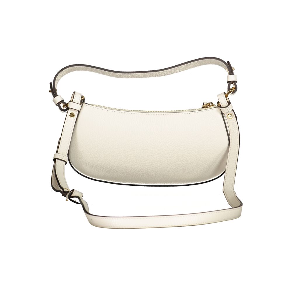 Sac à main en cuir blanc