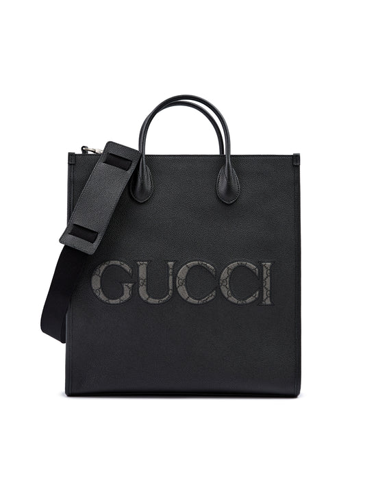 Medium Tote Bag with Gucci Logo