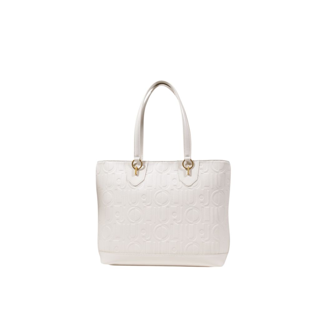 Sac à main en polyéthylène crème