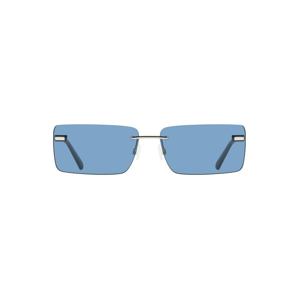 Blue Metal Sunglasses