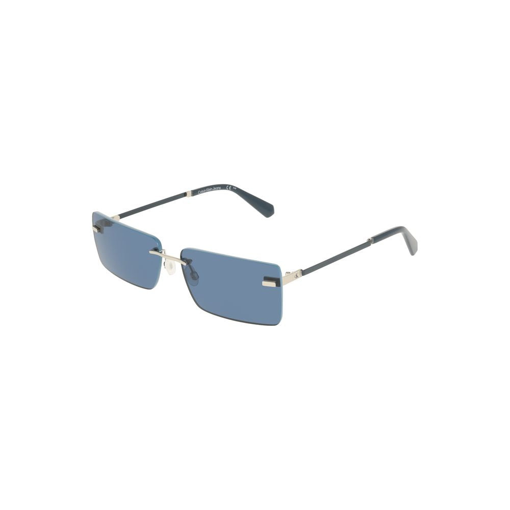 Blue Metal Sunglasses