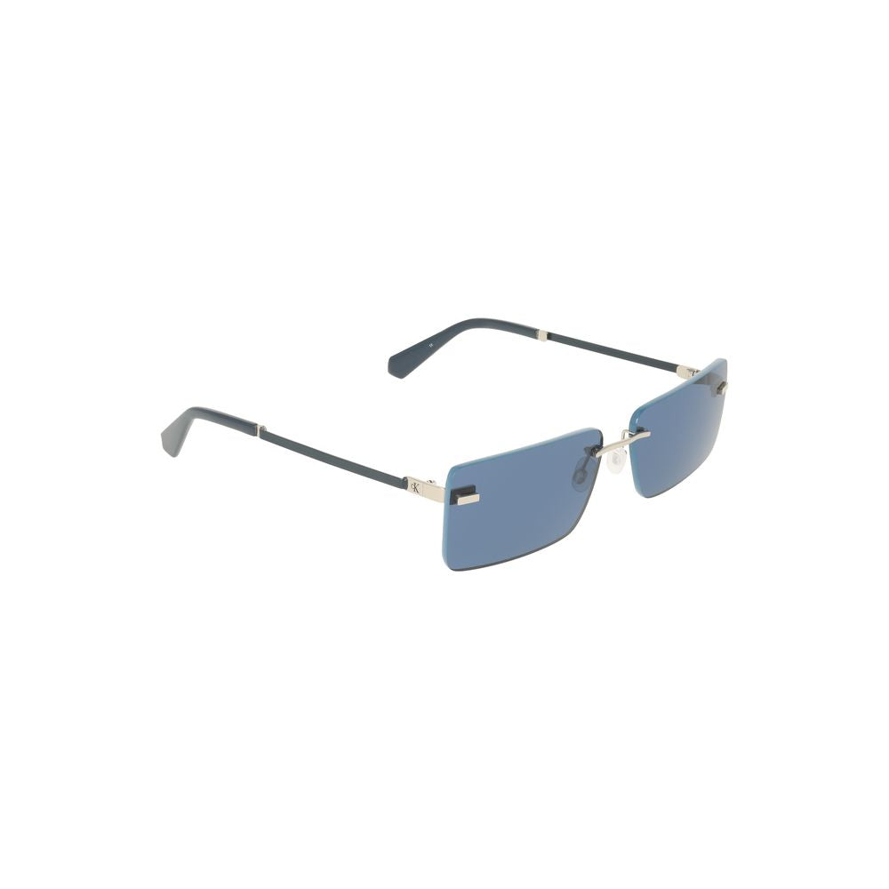 Blue Metal Sunglasses