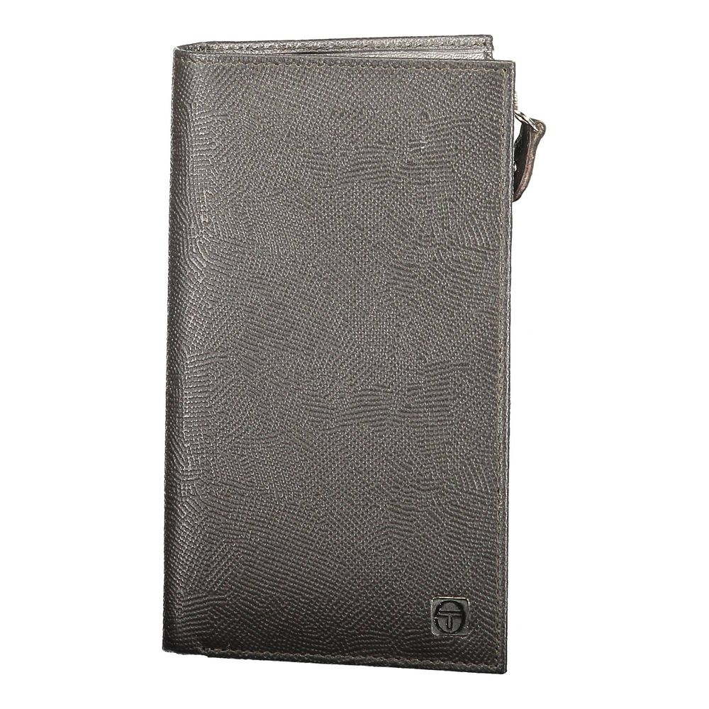 Portefeuille homme en cuir marron