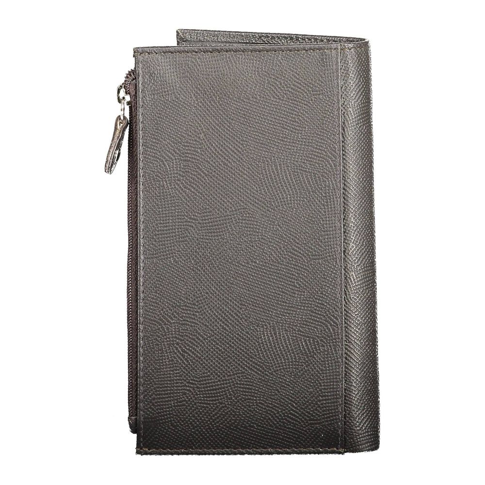 Portefeuille homme en cuir marron