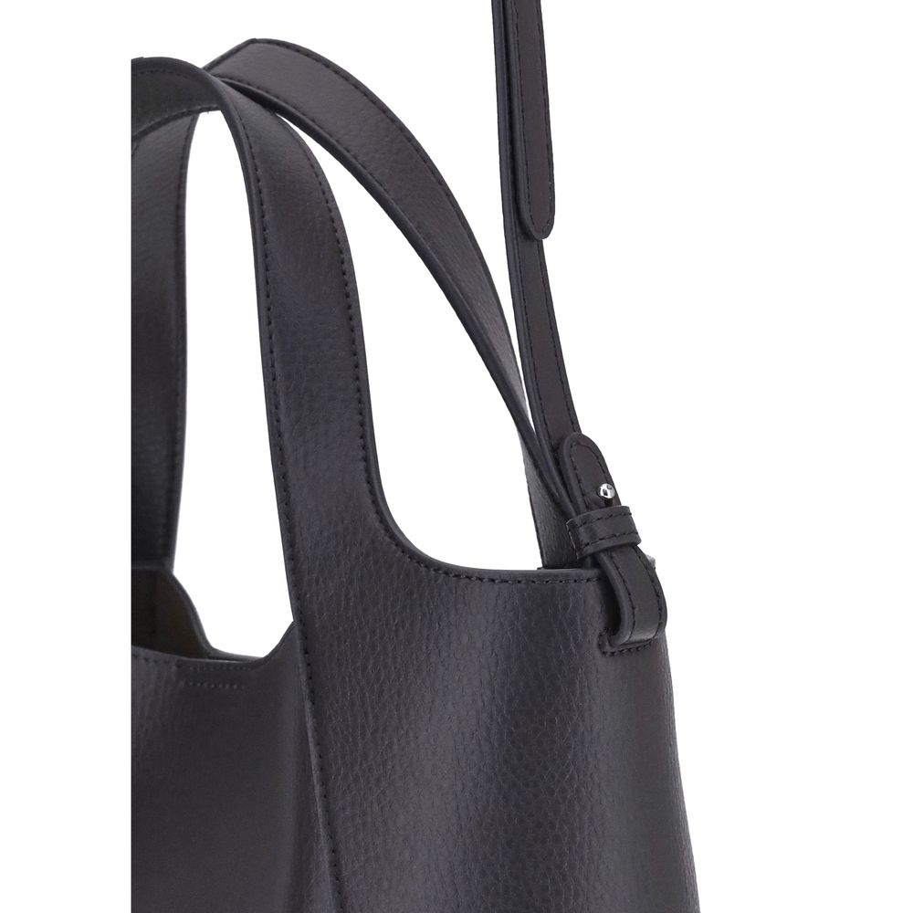 Logo Top Handle Crossbody Tote