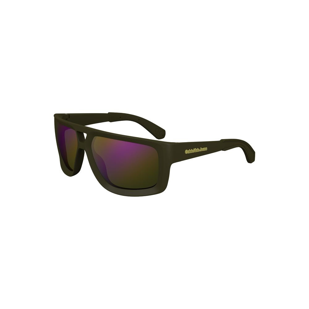 Green Plastic Sunglasses
