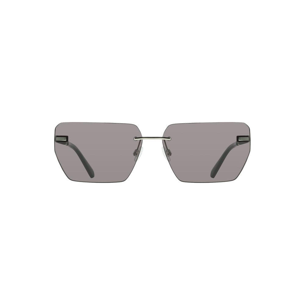 Gray Metal Sunglasses