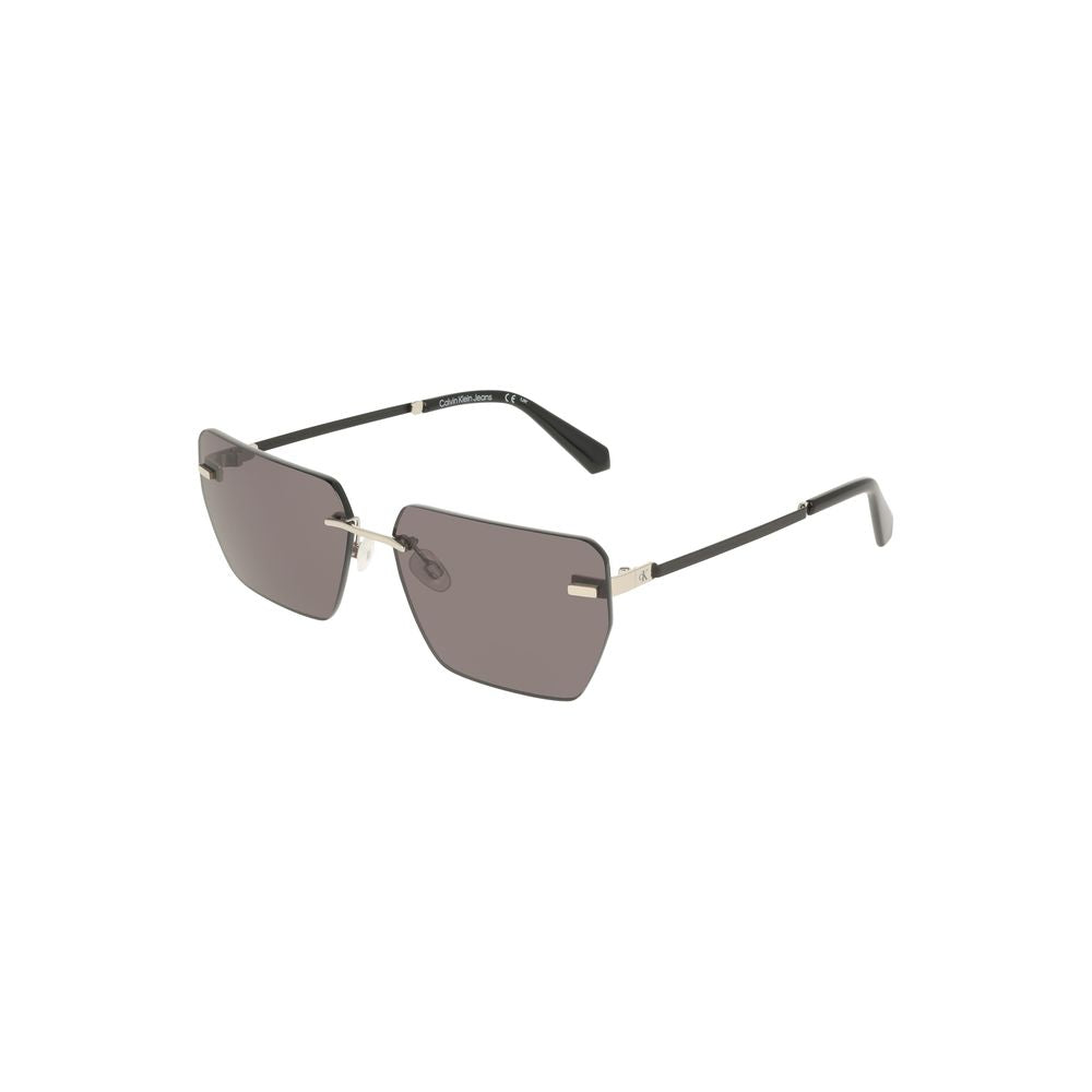 Gray Metal Sunglasses