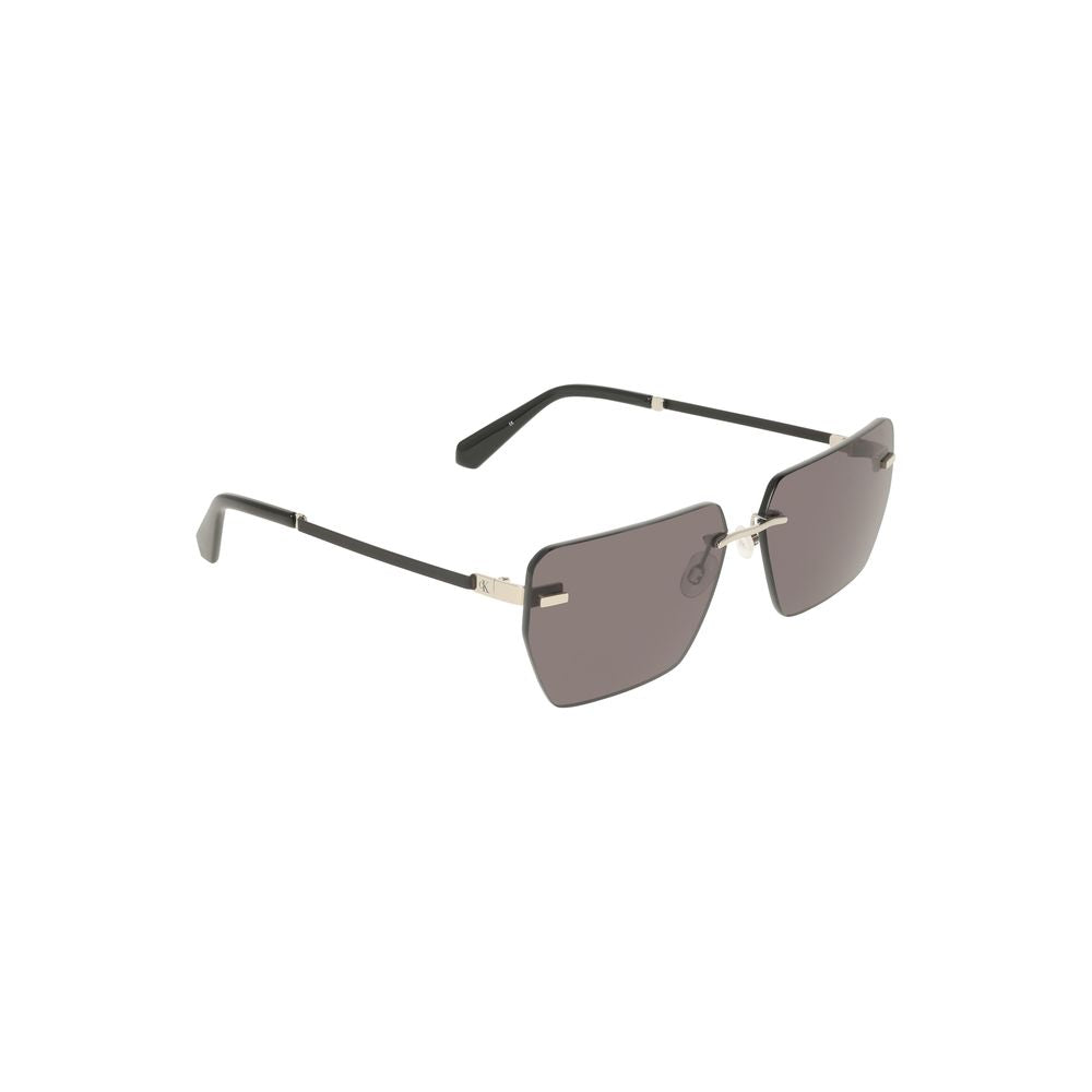 Gray Metal Sunglasses