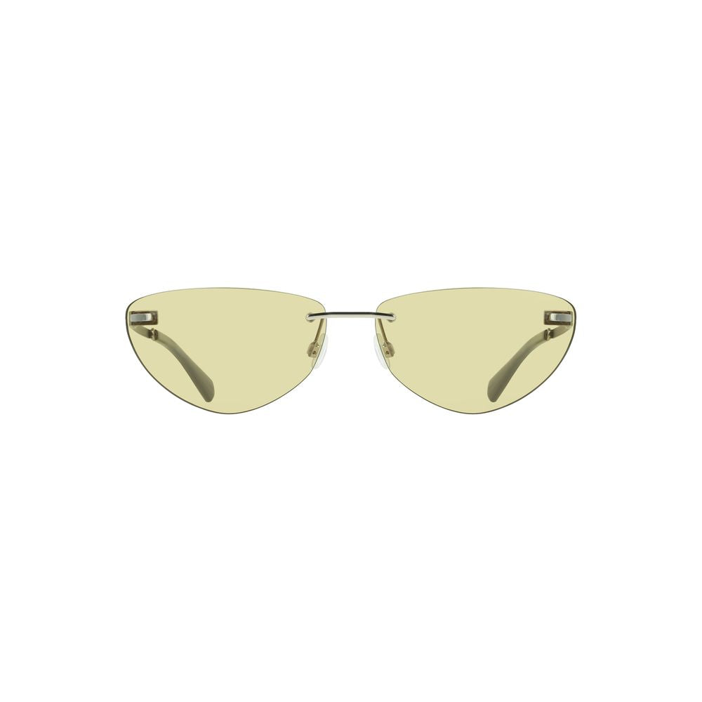 Gafas de sol de metal verde
