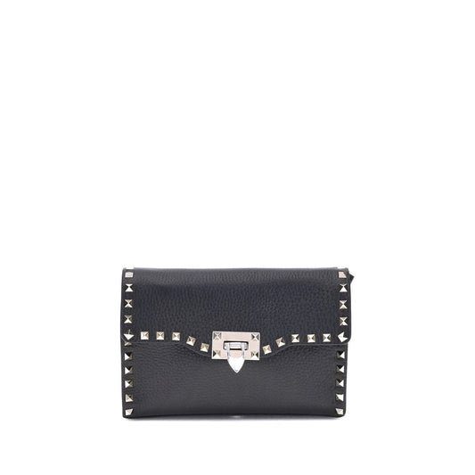 Small Rockstud Grainy Calfskin Crossbody Bag
