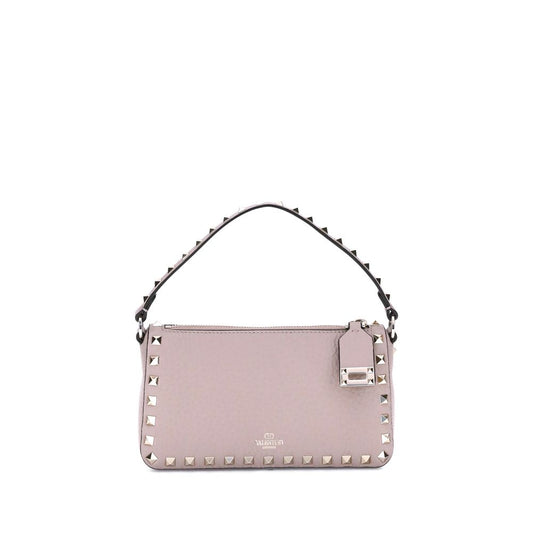 Small Rockstud Grainy Calfskin Crossbody Bag