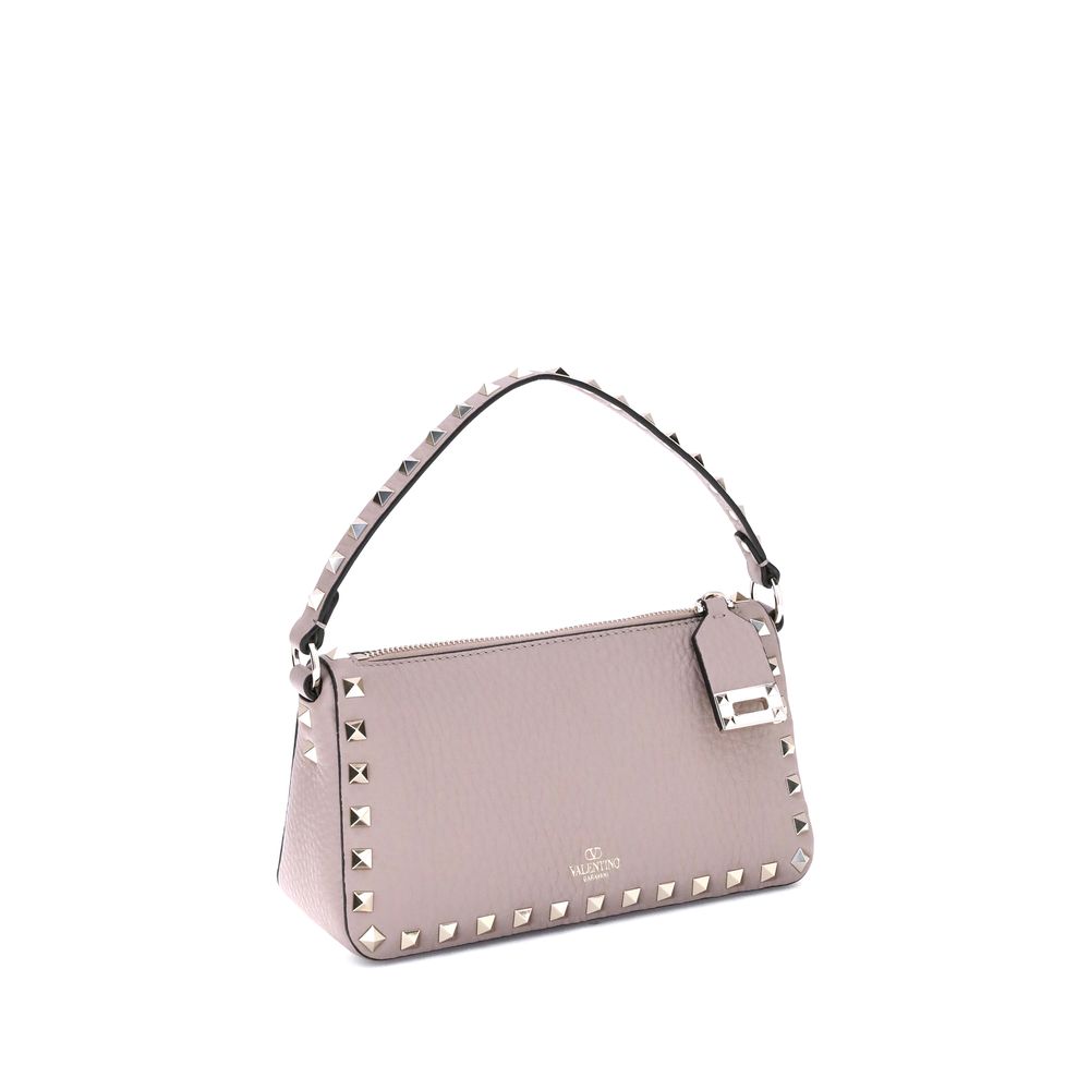 Small Rockstud Grainy Calfskin Crossbody Bag