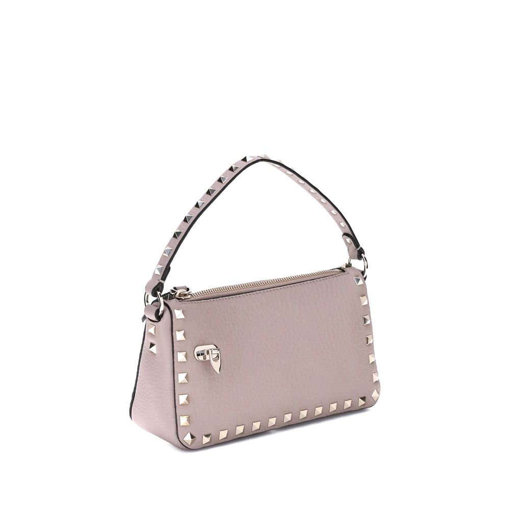Small Rockstud Grainy Calfskin Crossbody Bag