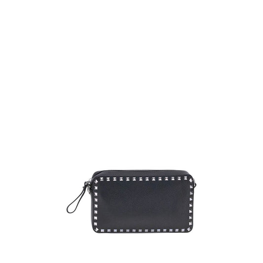 Rockstud Grainy Calfskin Crossbody Bag