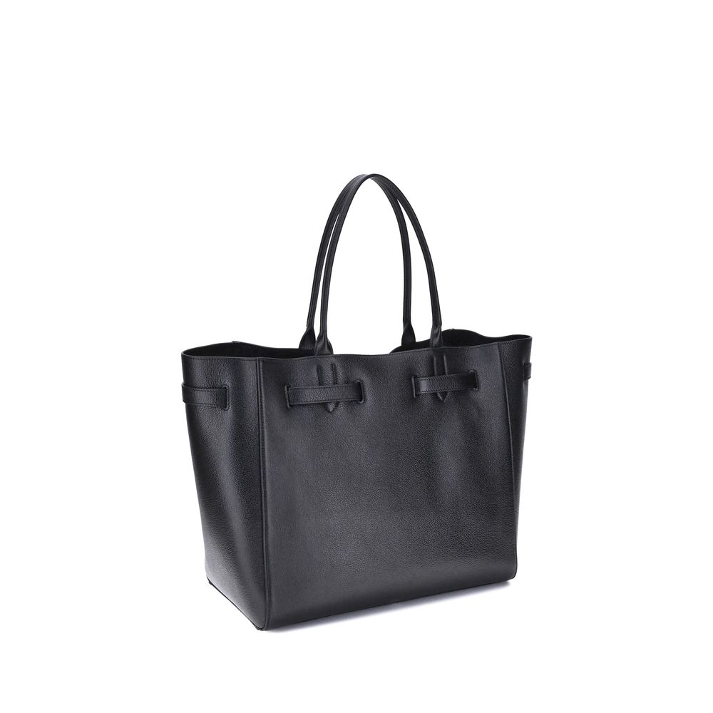 Grain Leather Audrey Large Tote