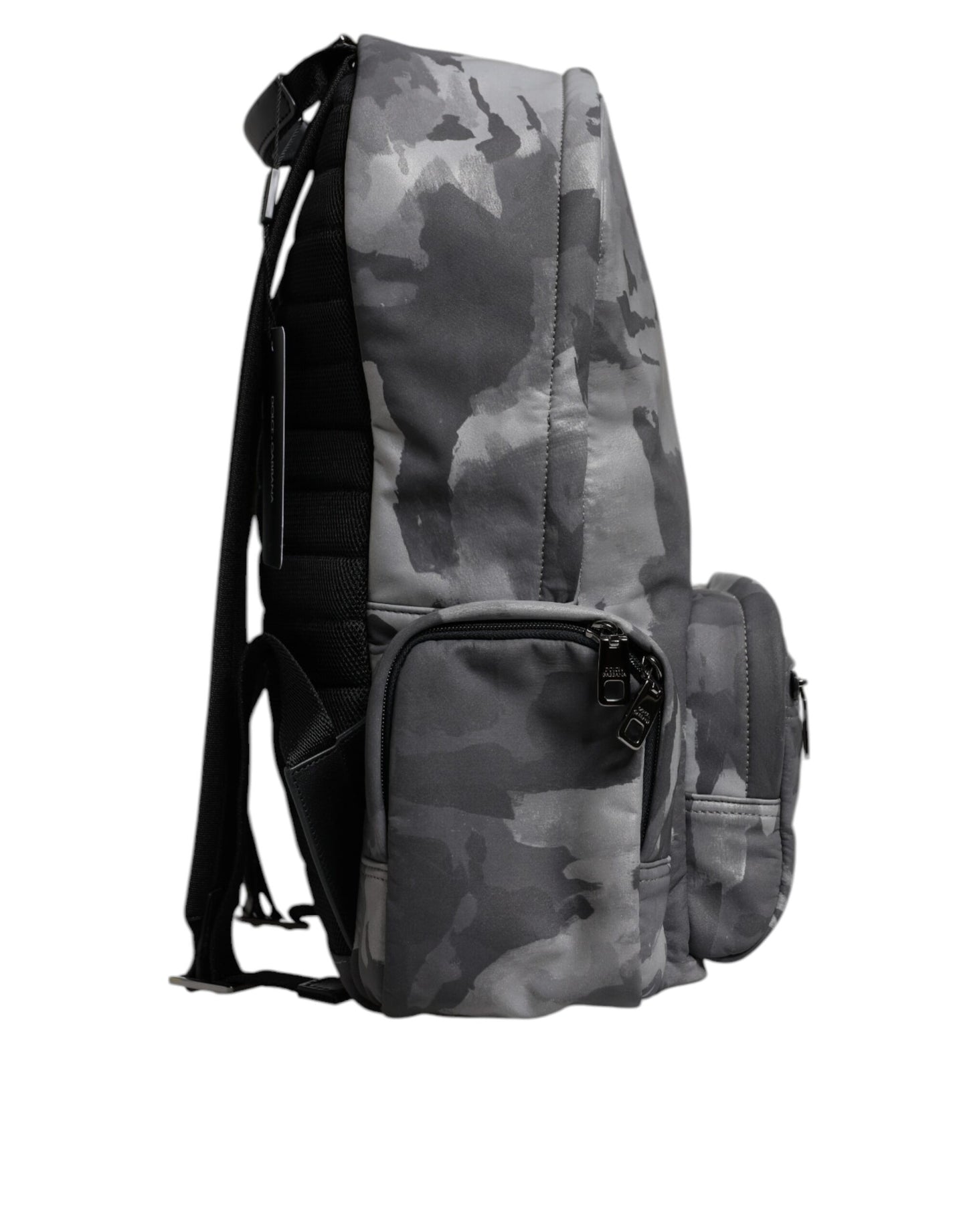 Camouflage Logo Plaque Backpack