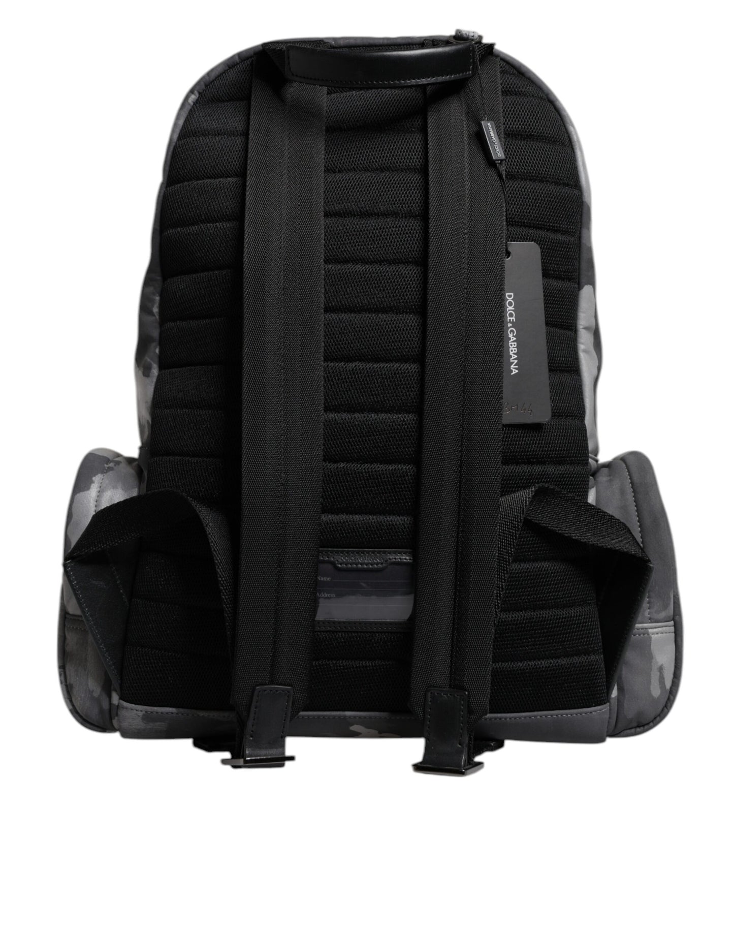 Camouflage Logo Plaque Backpack