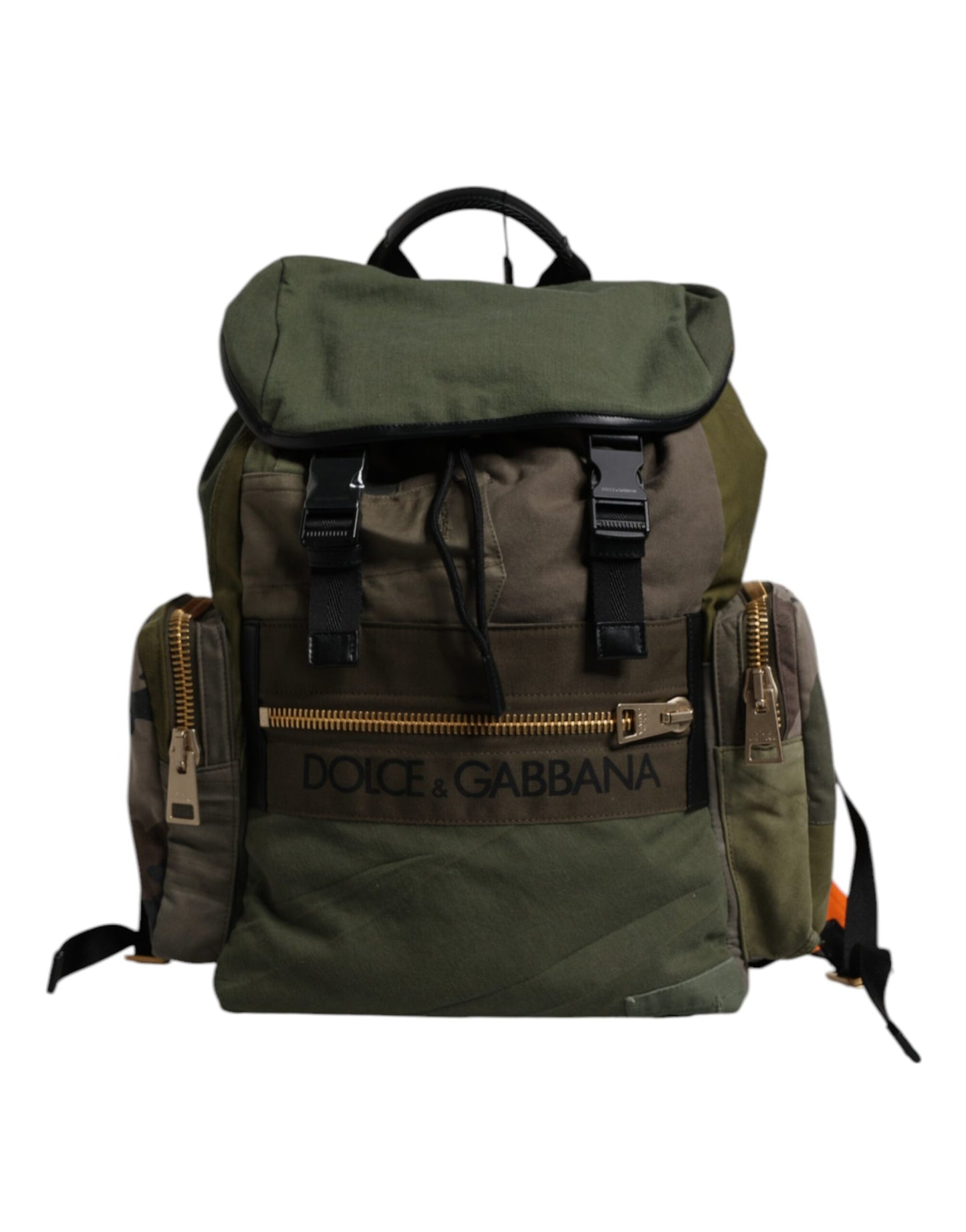 Military Patchwork Travel Backpack