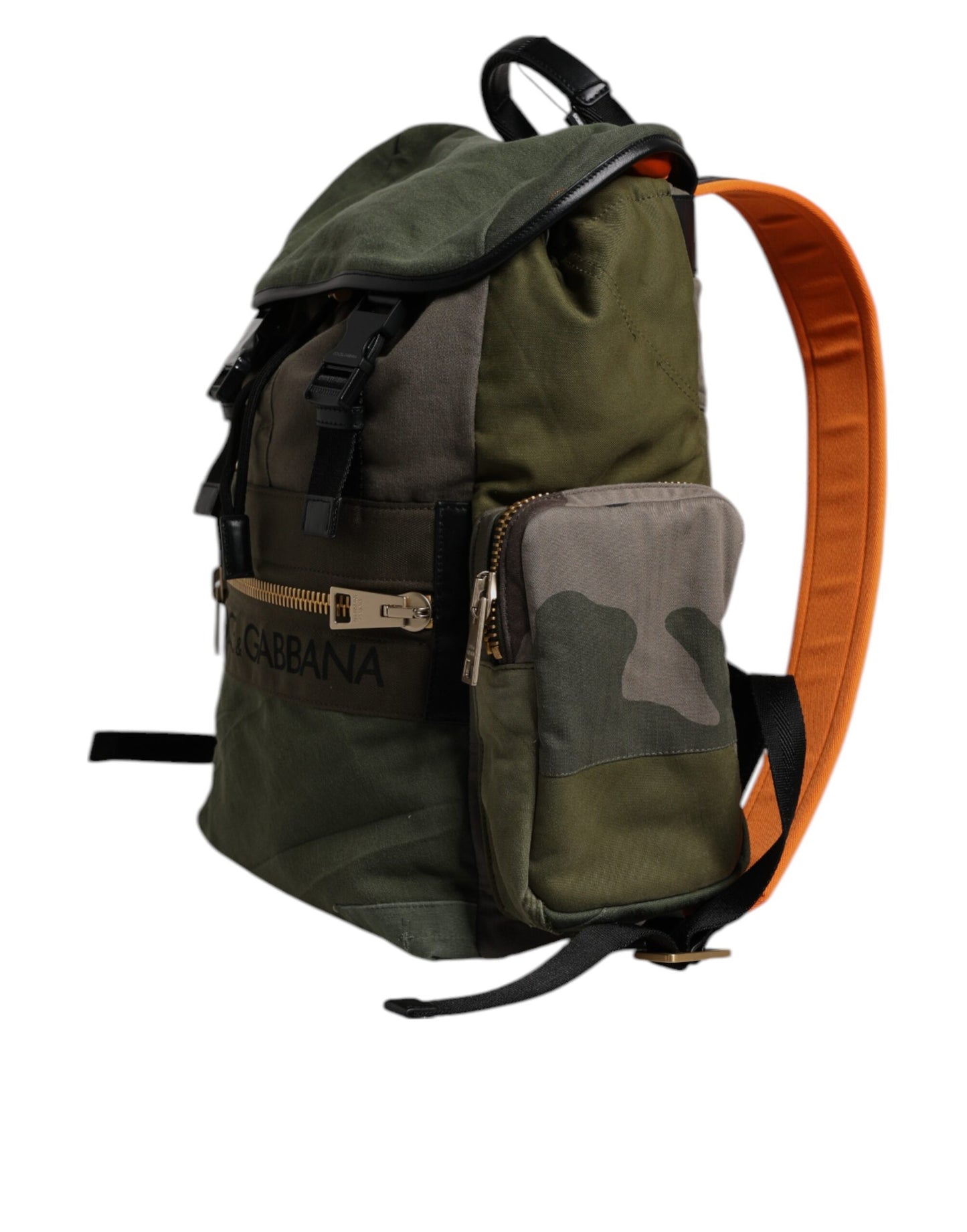 Military Patchwork Travel Backpack