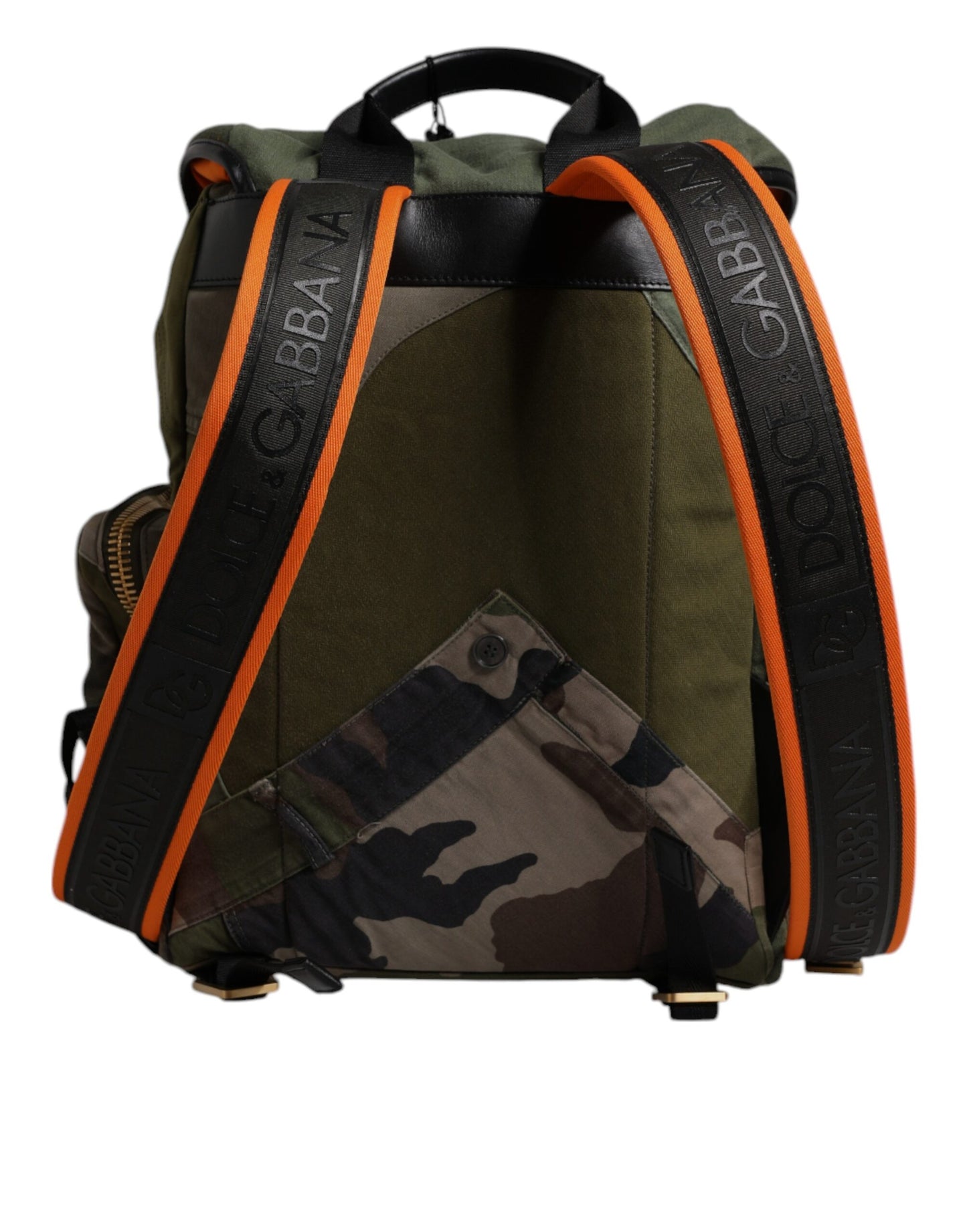 Military Patchwork Travel Backpack