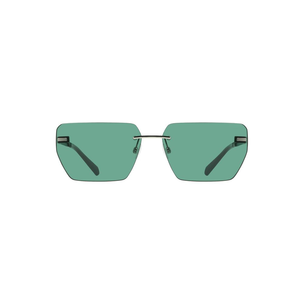 Green Metal Sunglasses