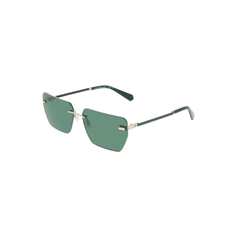 Green Metal Sunglasses