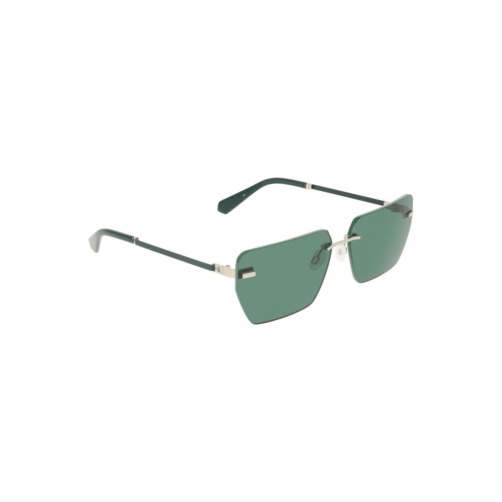 Green Metal Sunglasses