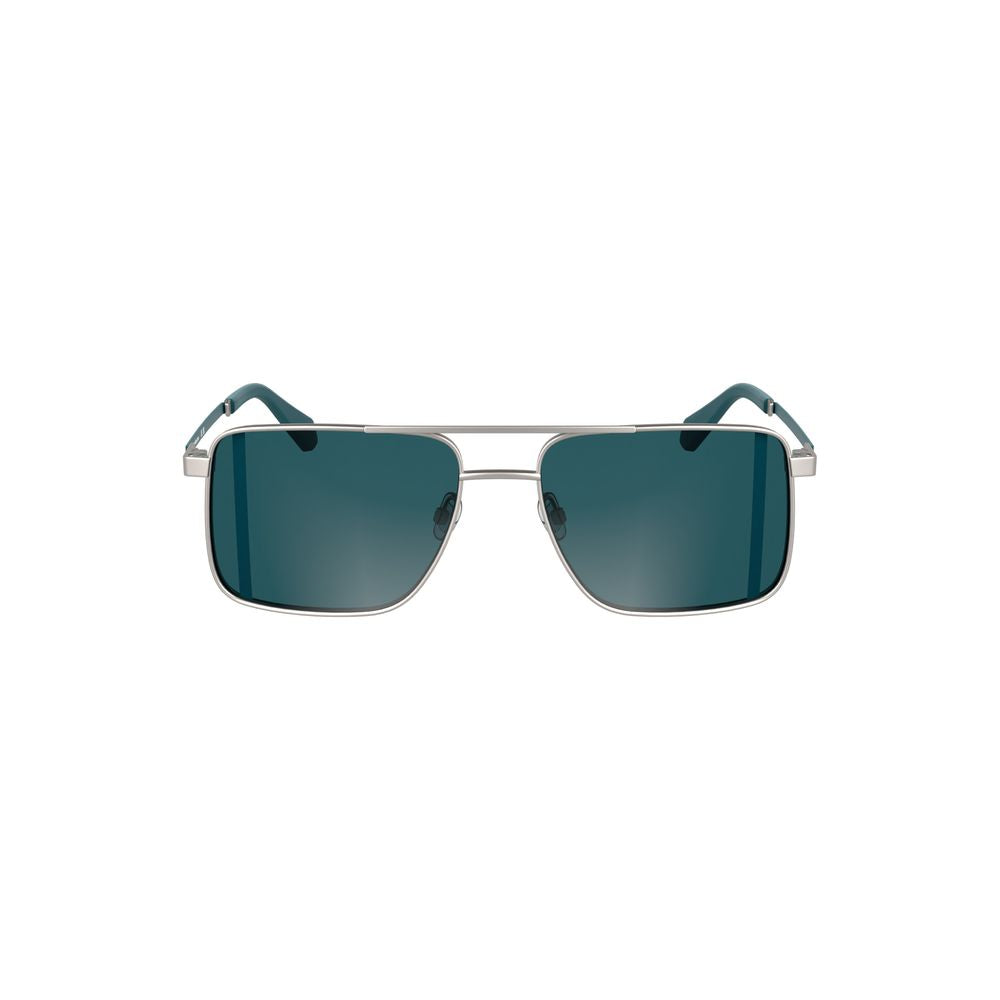 Gray Metal Sunglasses