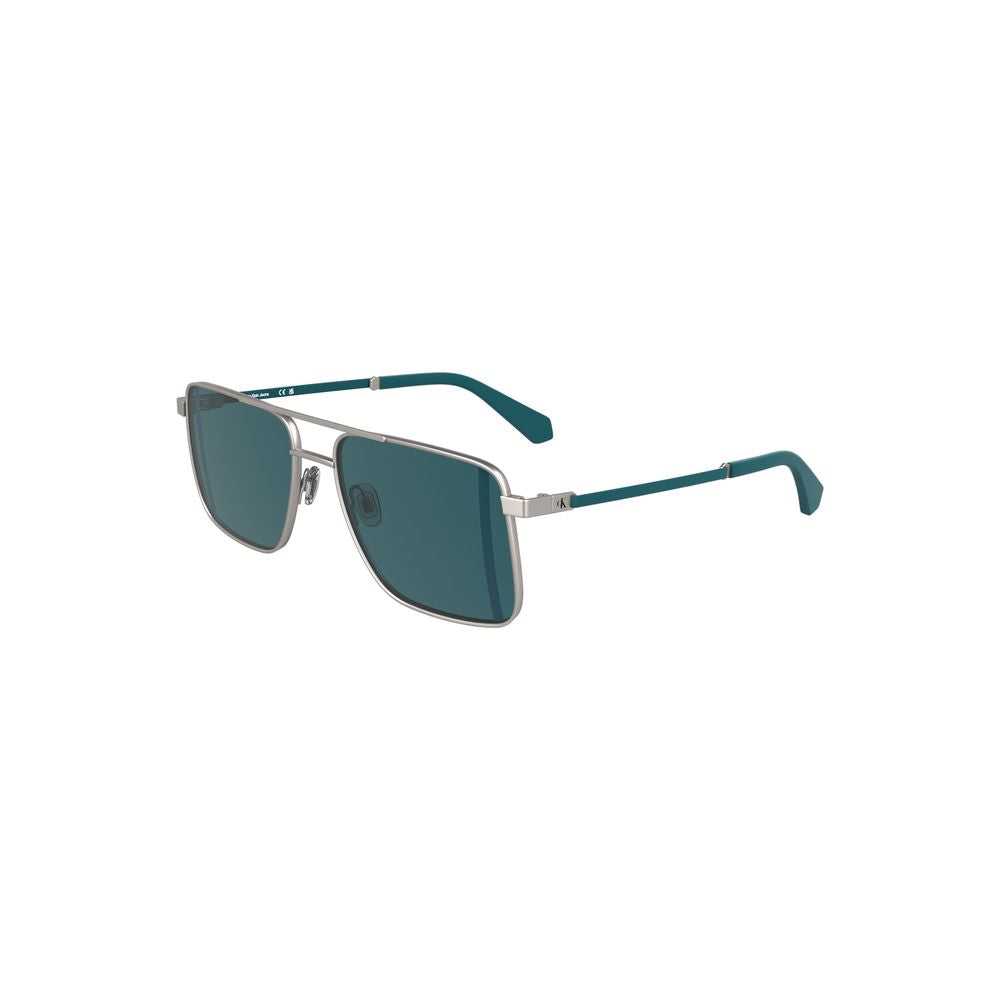 Gray Metal Sunglasses