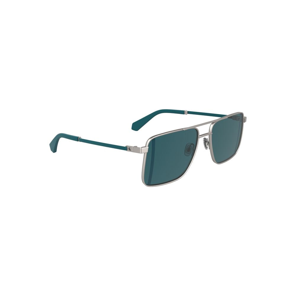 Gray Metal Sunglasses