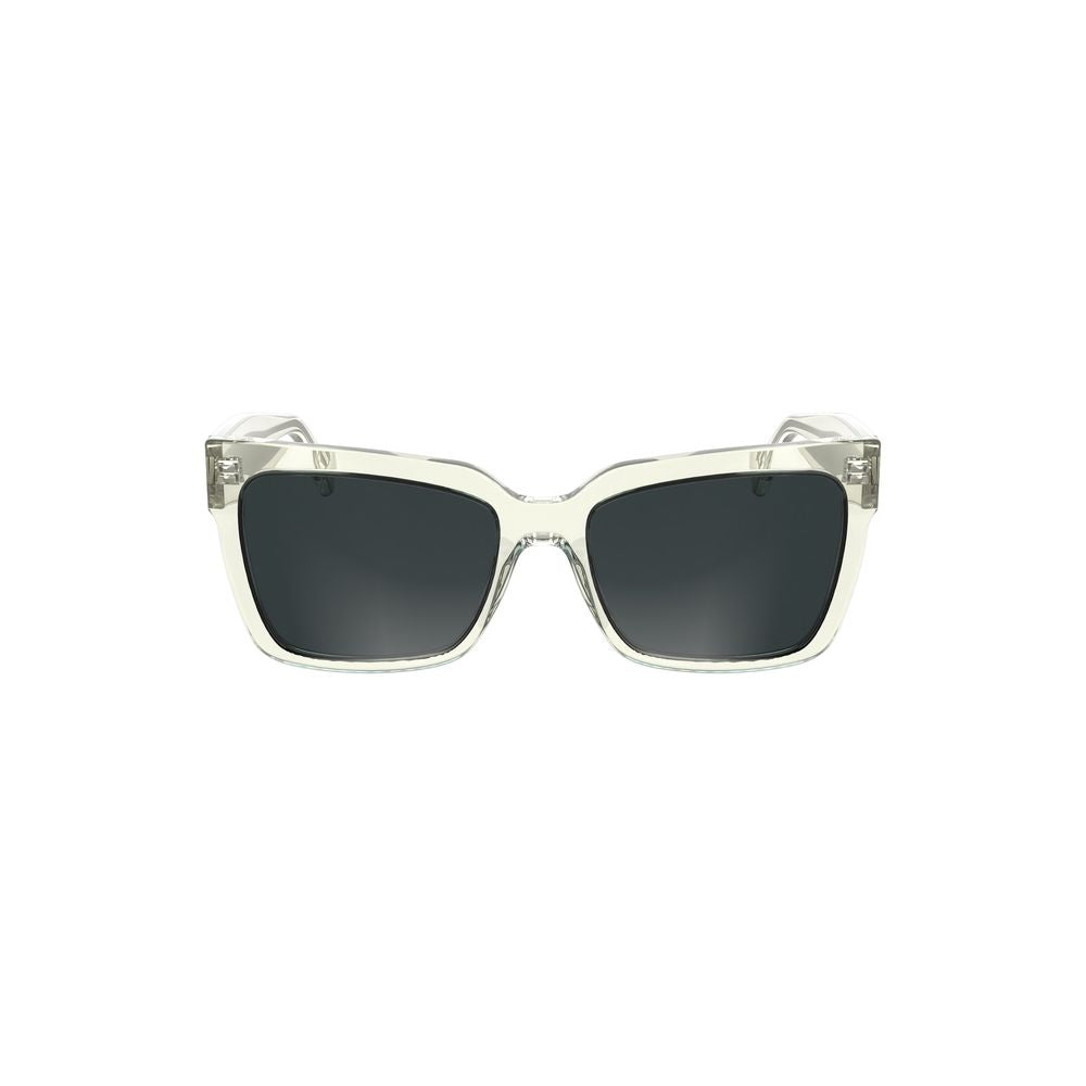 Gafas de sol de plástico transparente
