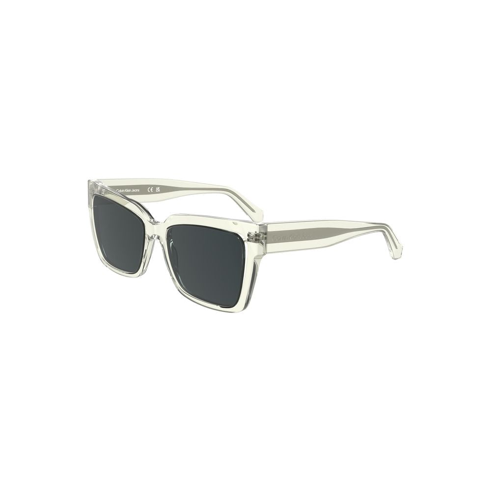 Gafas de sol de plástico transparente