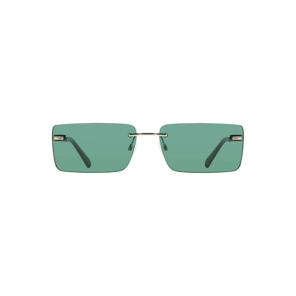 Green Metal Sunglasses