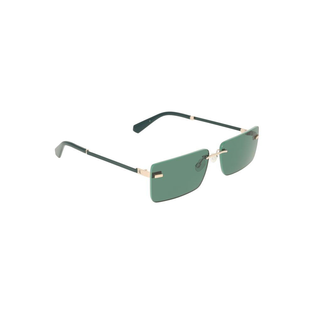 Green Metal Sunglasses